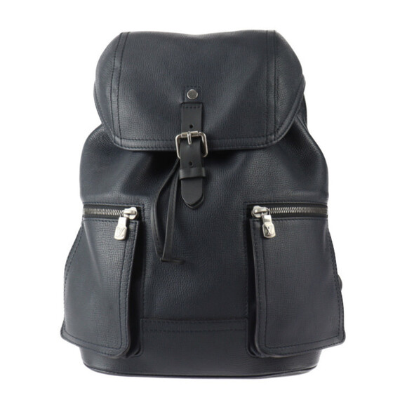 LOUIS VUITTON Blue Leather Backpack - Picture 1 of 10